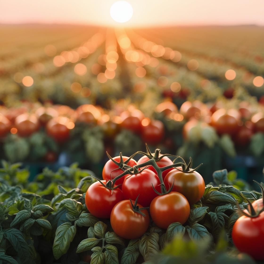 plantaciones grandes de tomates